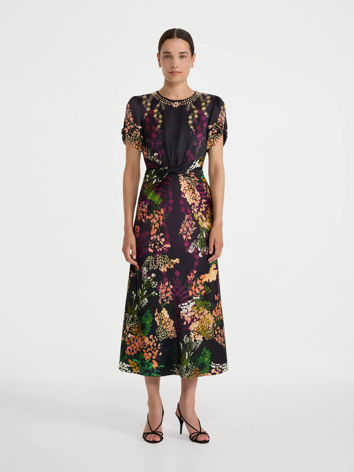 Gwen Dress - Black Multi
