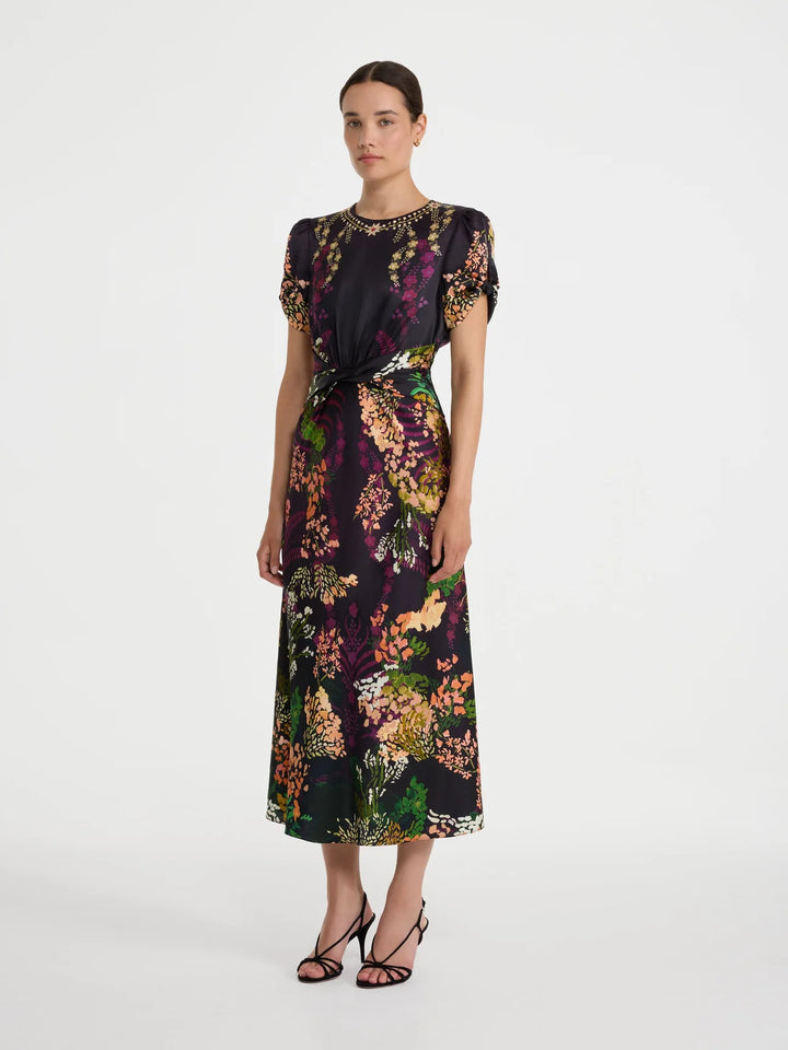 Gwen Dress - Black Multi