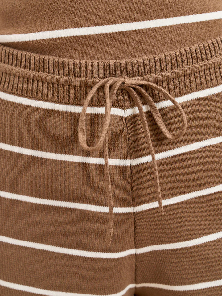 LEO SHORT - Tan/Cream