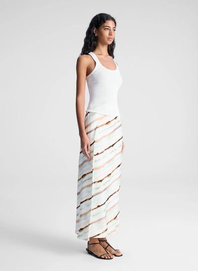 RITA SKIRT - Mint Multi