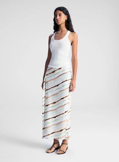 RITA SKIRT - Mint Multi
