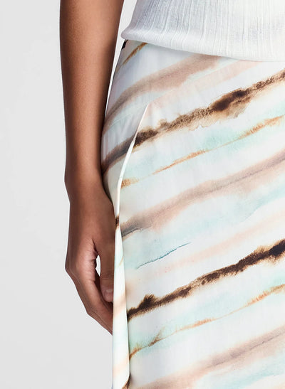 RITA SKIRT - Mint Multi