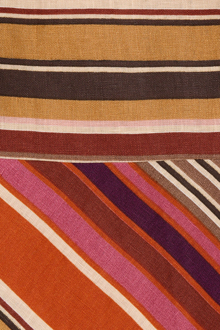 Clara Maxi Dress - Brown Multi