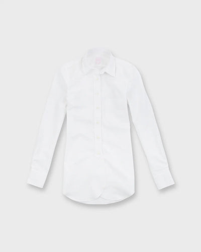 Boyfriend Shirt - White Poplin