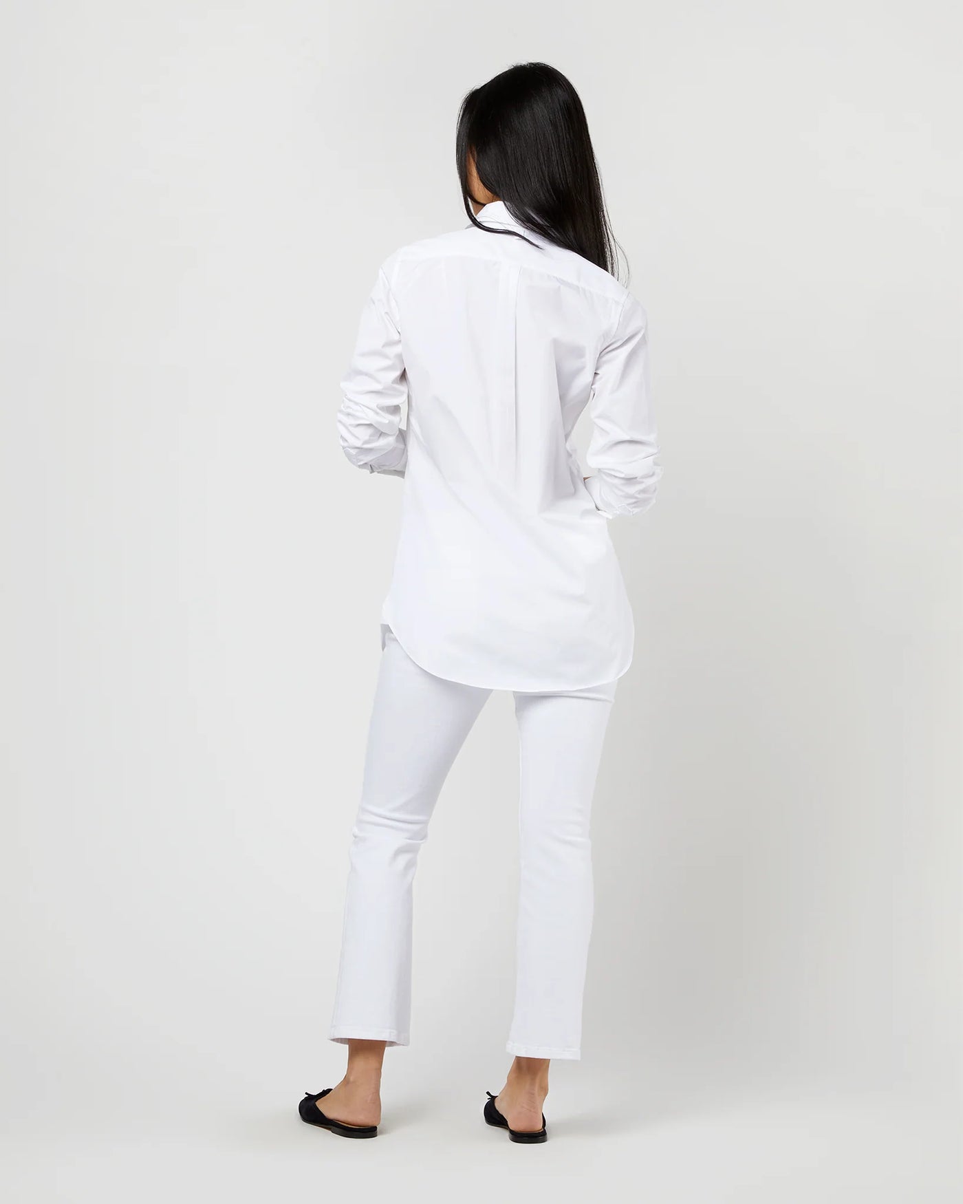 Boyfriend Shirt - White Poplin