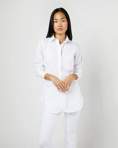 Boyfriend Shirt - White Poplin