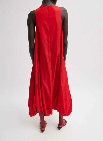 Italian Sporty Nylon Jalouise Dress - Lava
