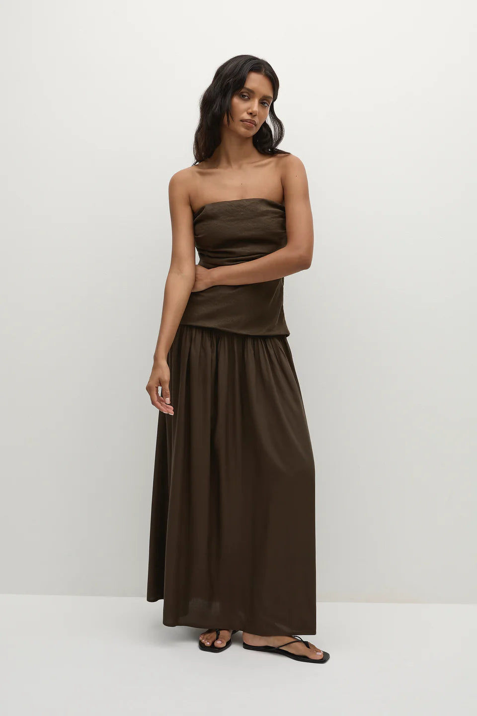 MIro Maxi Dress - Dark Brown