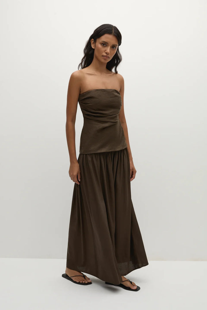 MIro Maxi Dress - Dark Brown