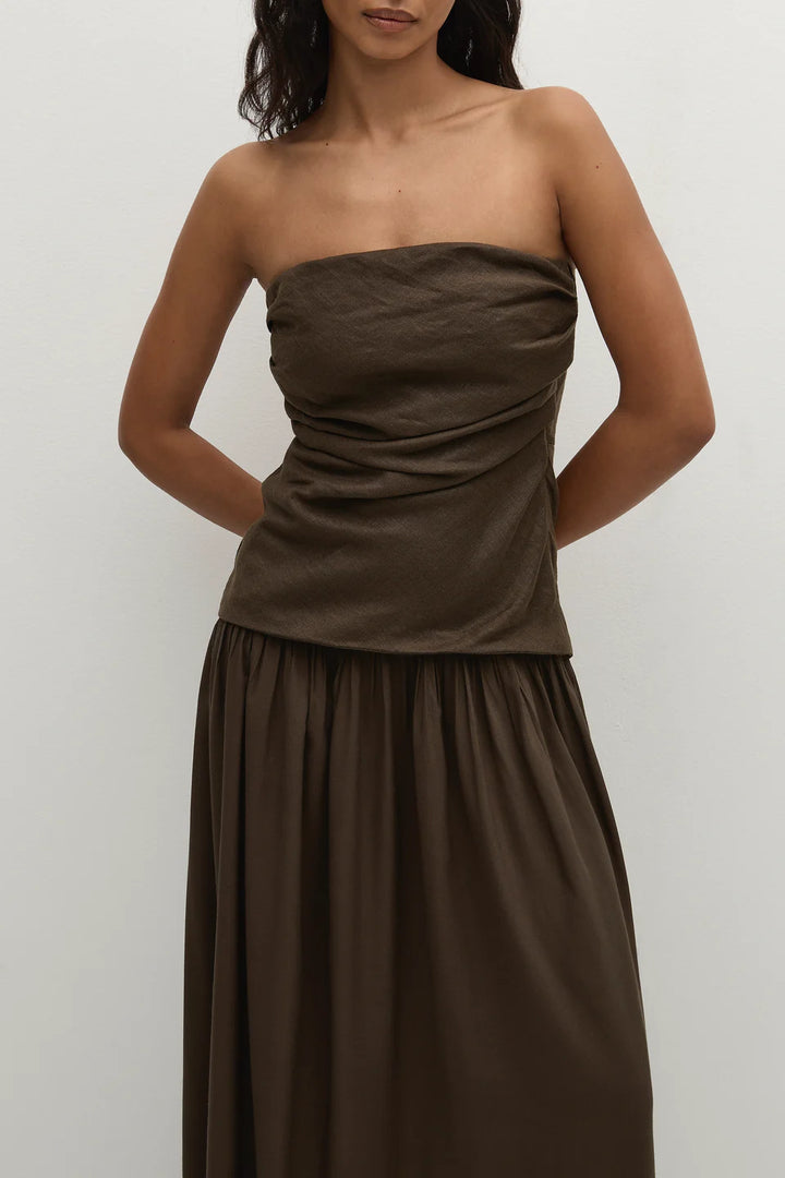 MIro Maxi Dress - Dark Brown