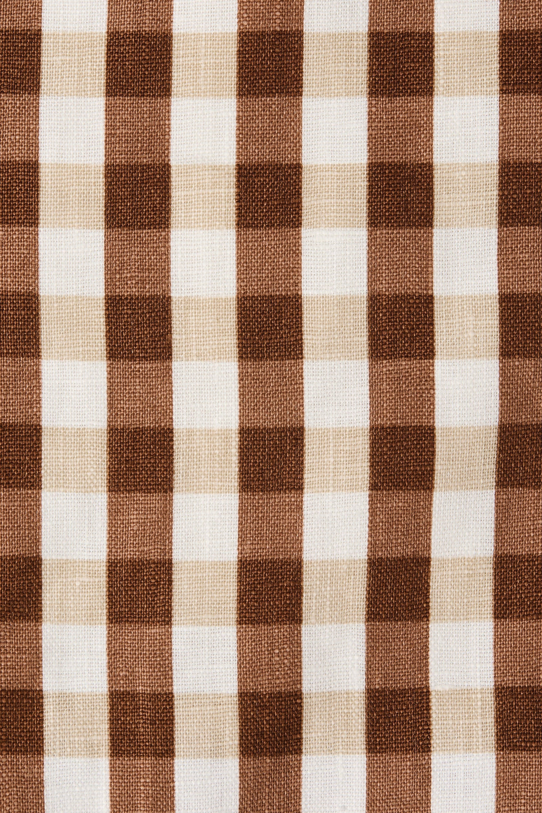 Ana Top - Gingham Cedar