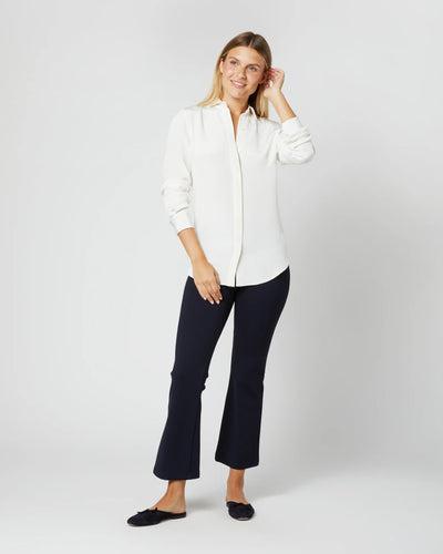 ICON BLOUSE - Ivory Silk Crepe de Chine