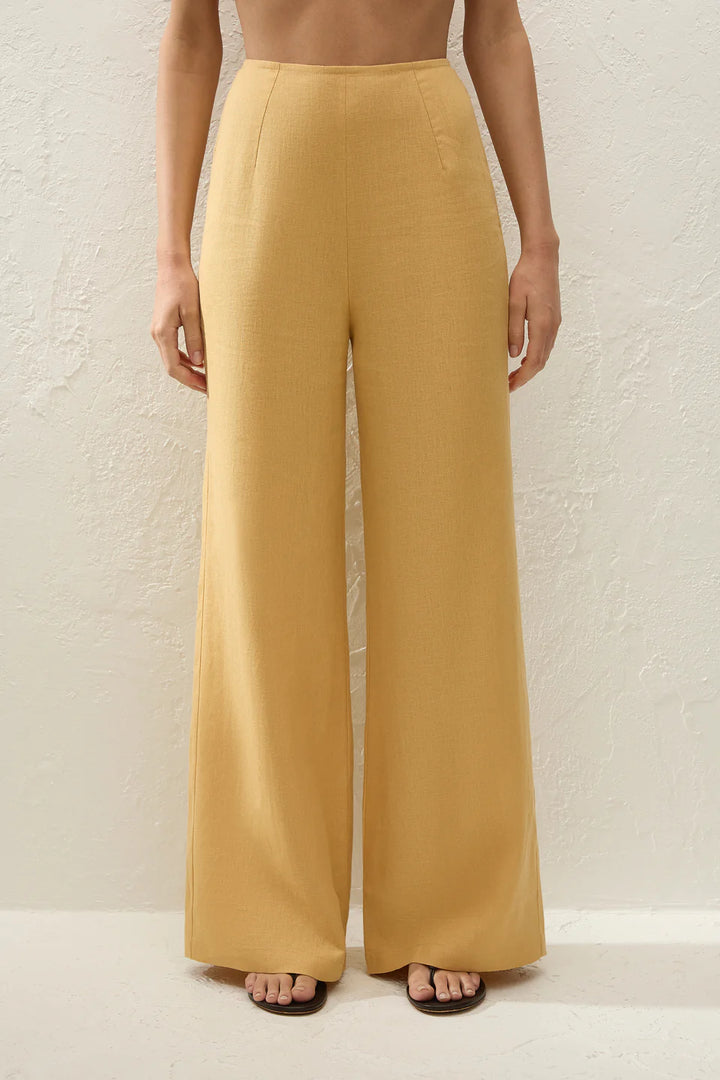 Syna Pant - Yellow Multi