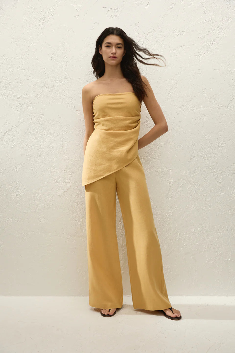 Syna Pant - Yellow Multi