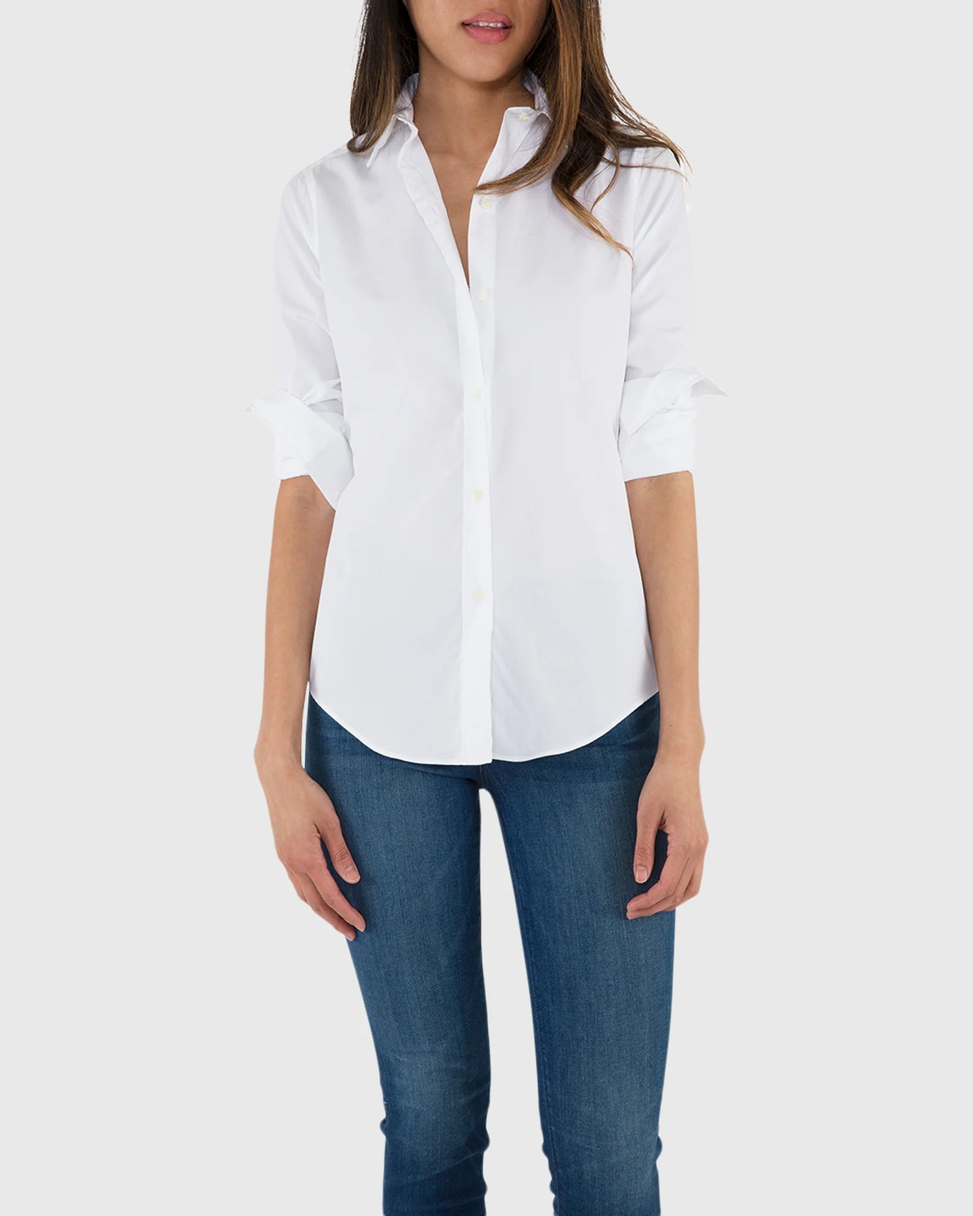 Icon Shirt - White Poplin