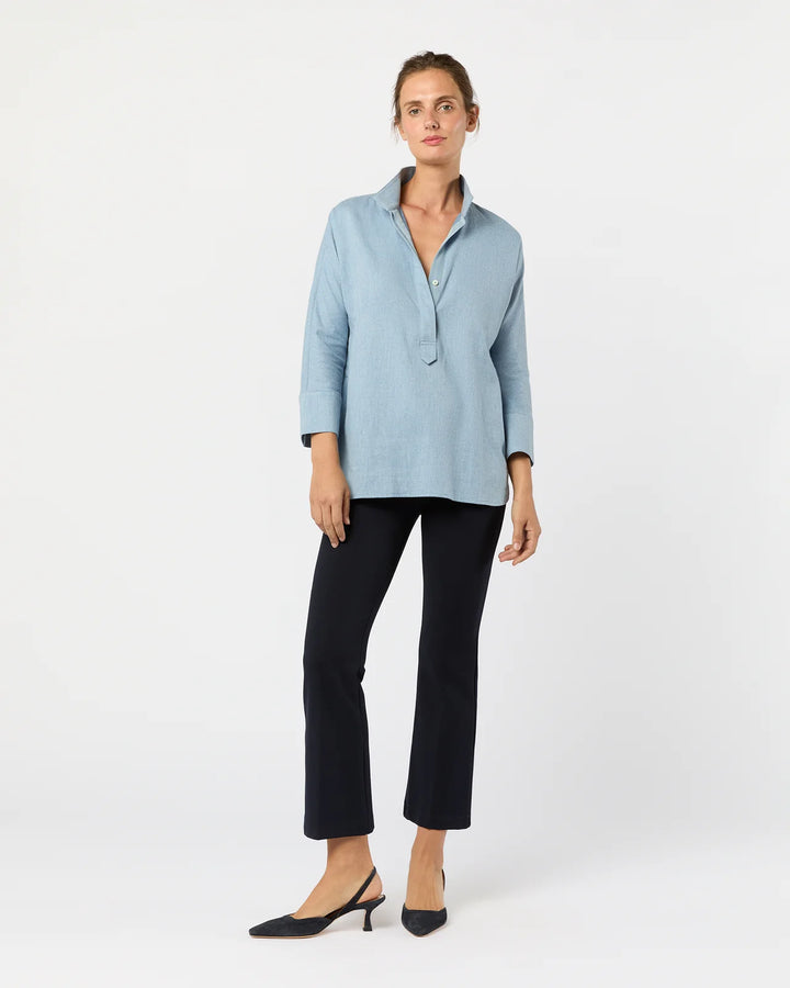 Fanny Shirt - Sky Brushed Twill