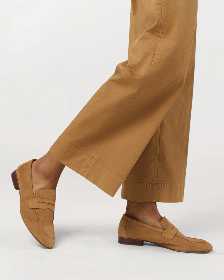 Frankie Cropped Pant - British Khaki Stretch Twill