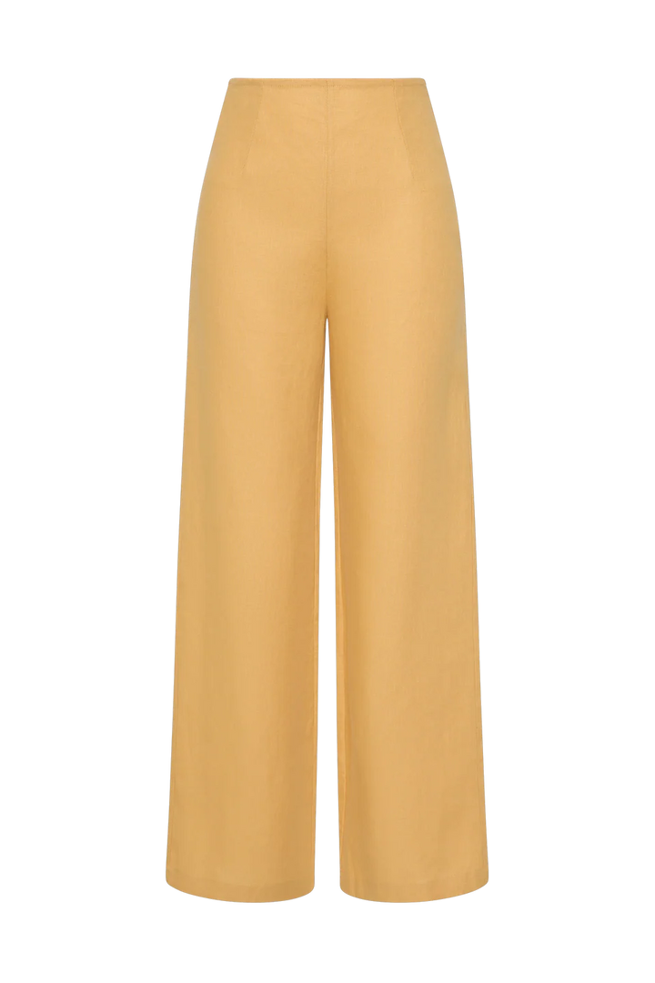 Syna Pant - Yellow Multi