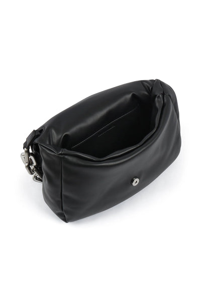 LARGE LINKED TURNOVER BAG - BLACK