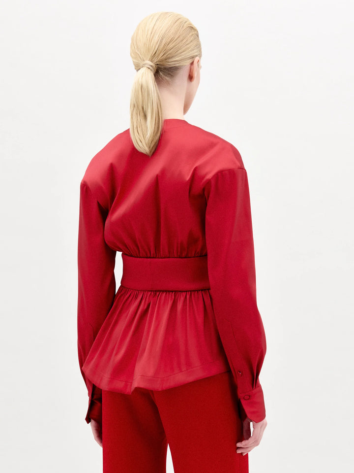 Saanvi Blouse - Rouge