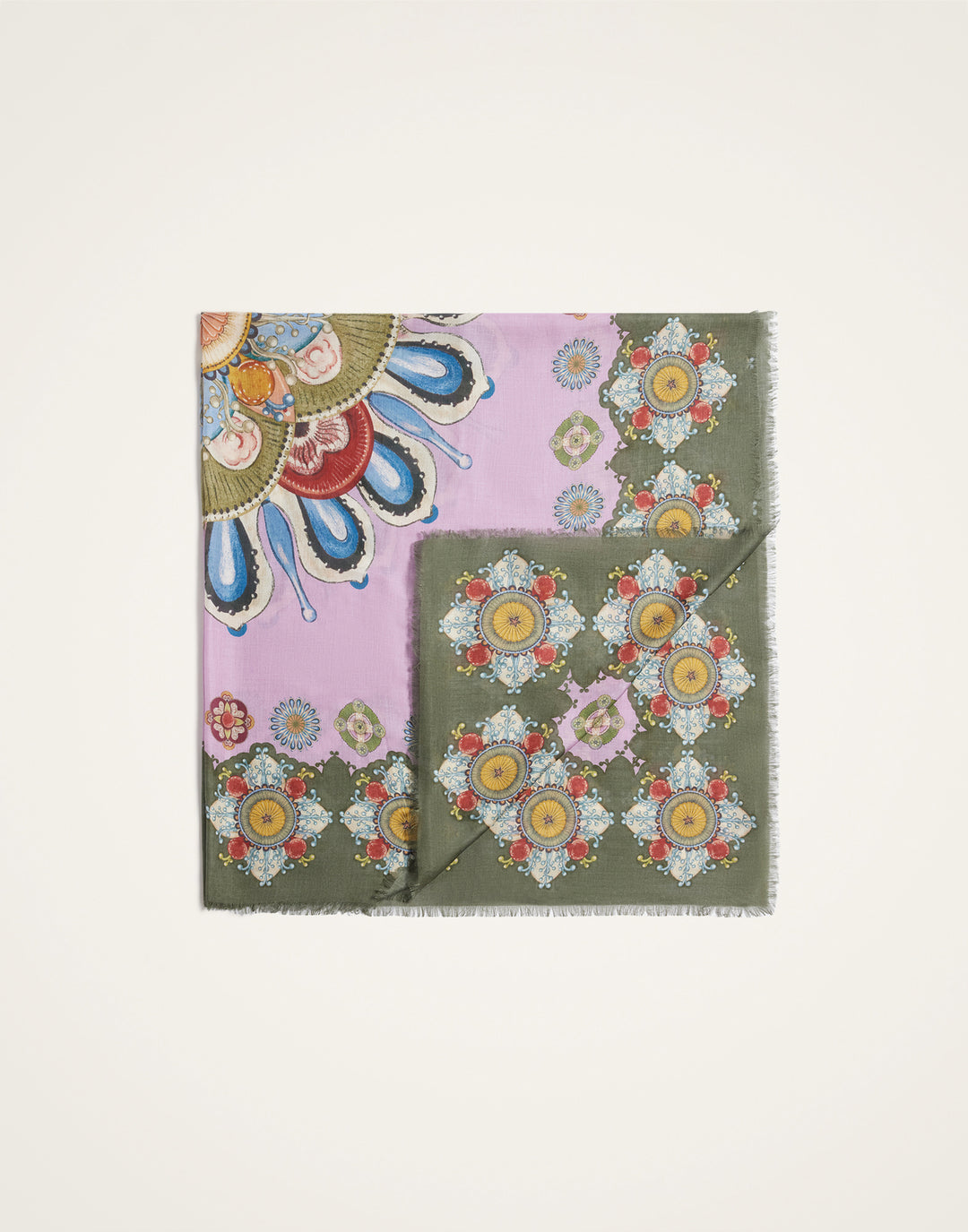 Foulard 140 - Nucleus Placée Dusty Pink in Modal Silk