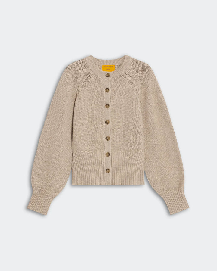 Sculpted Cardigan - Taupe