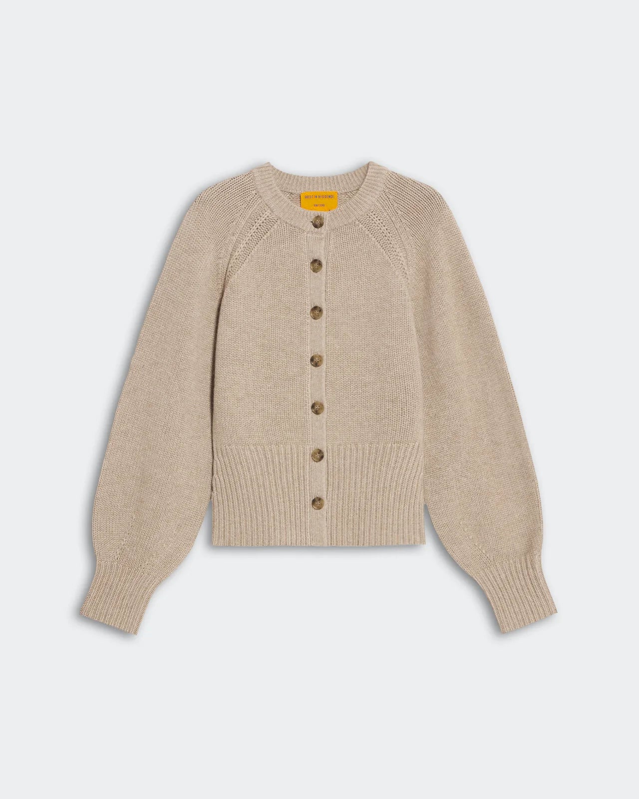 Sculpted Cardigan - Taupe