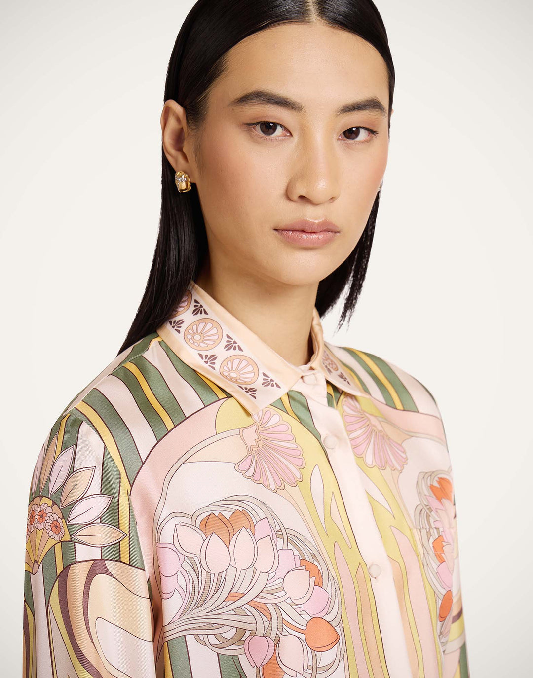 Boy Shirt Placee - Green Multi