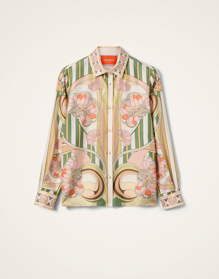 Boy Shirt Placee - Green Multi