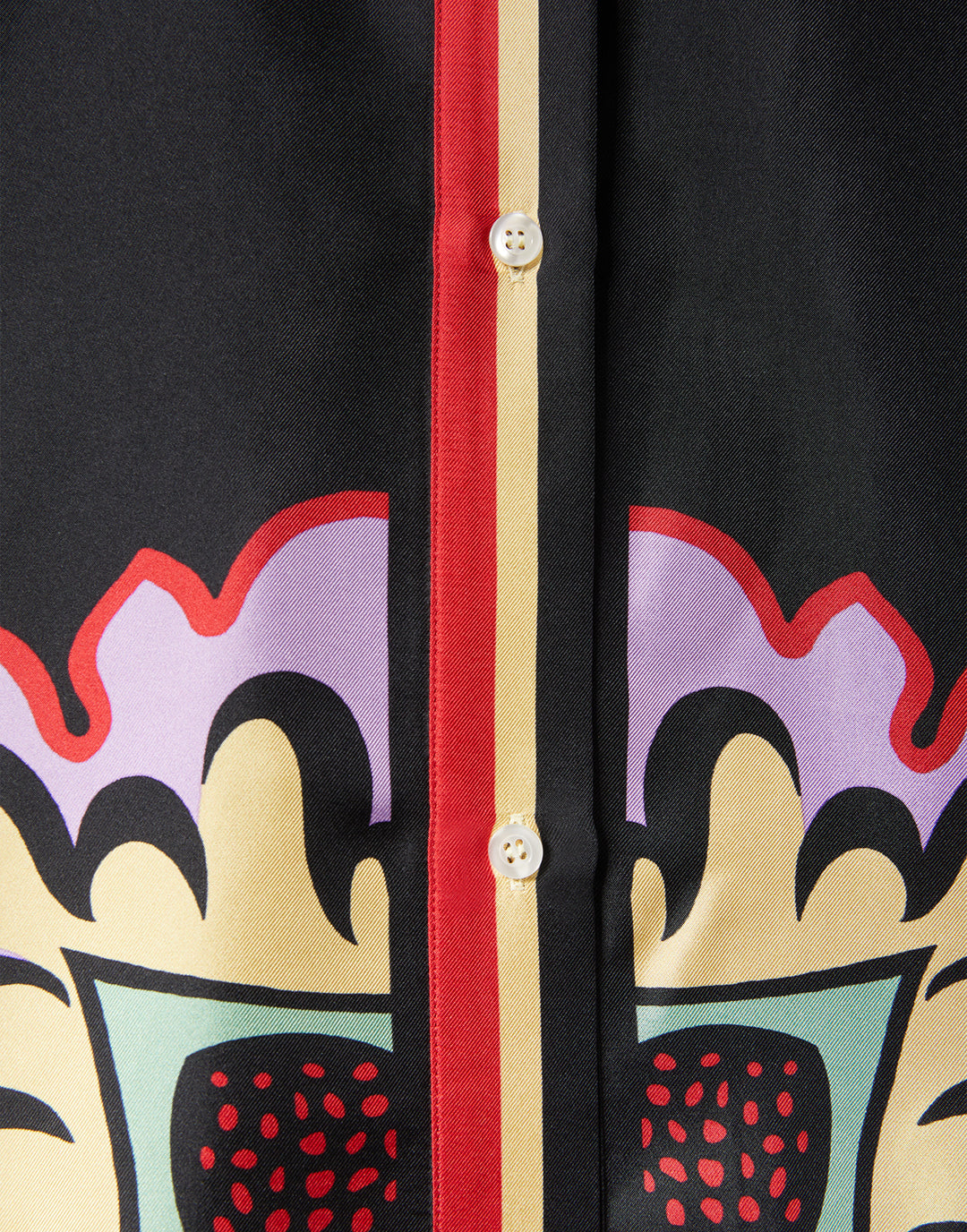 Foulard Shirt - Palazzo Placée Lilac in Silk Twill