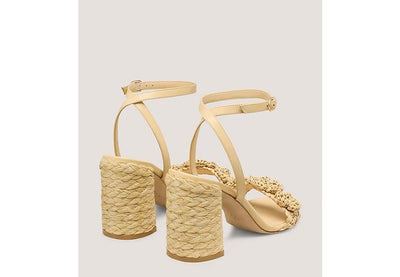 MAGNOLIA BLOCK Sandal 85mm - Natural Tonal
