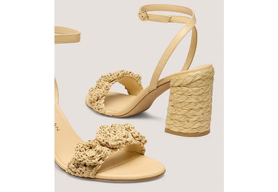MAGNOLIA BLOCK Sandal 85mm - Natural Tonal