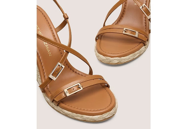 GEORGIE ESPADRILLE WEDGE - Macchiato