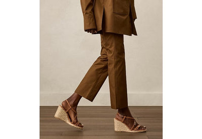 GEORGIE ESPADRILLE WEDGE - Macchiato