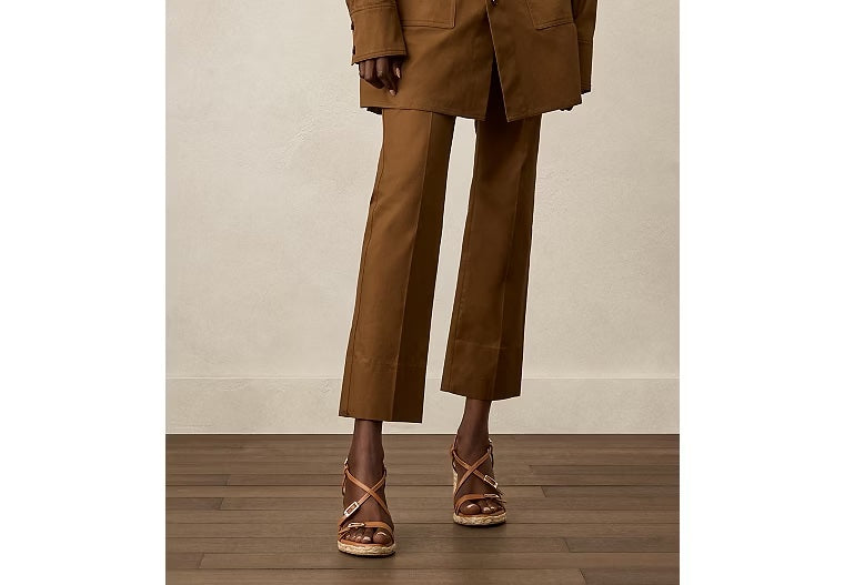 GEORGIE ESPADRILLE WEDGE - Macchiato