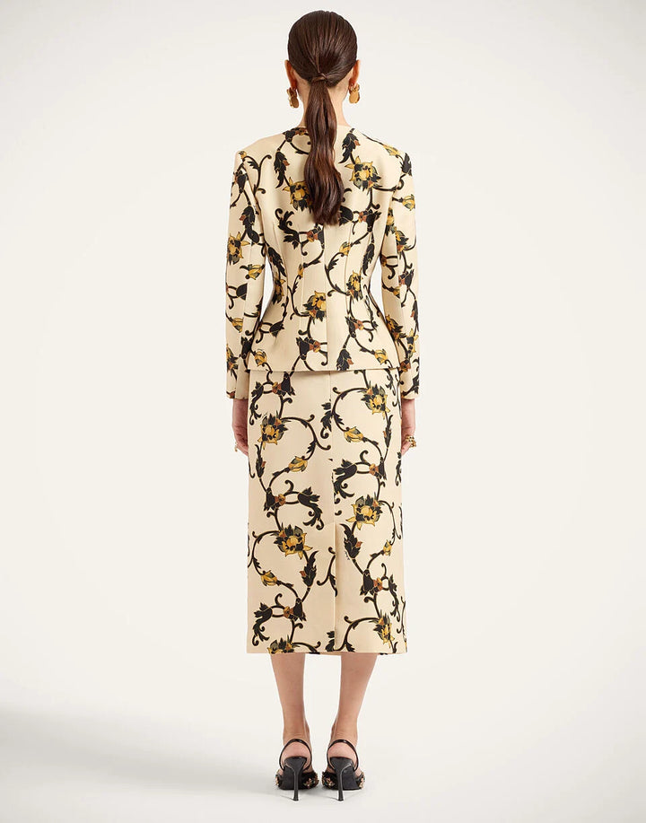 Pencil Skirt - Buttercup White