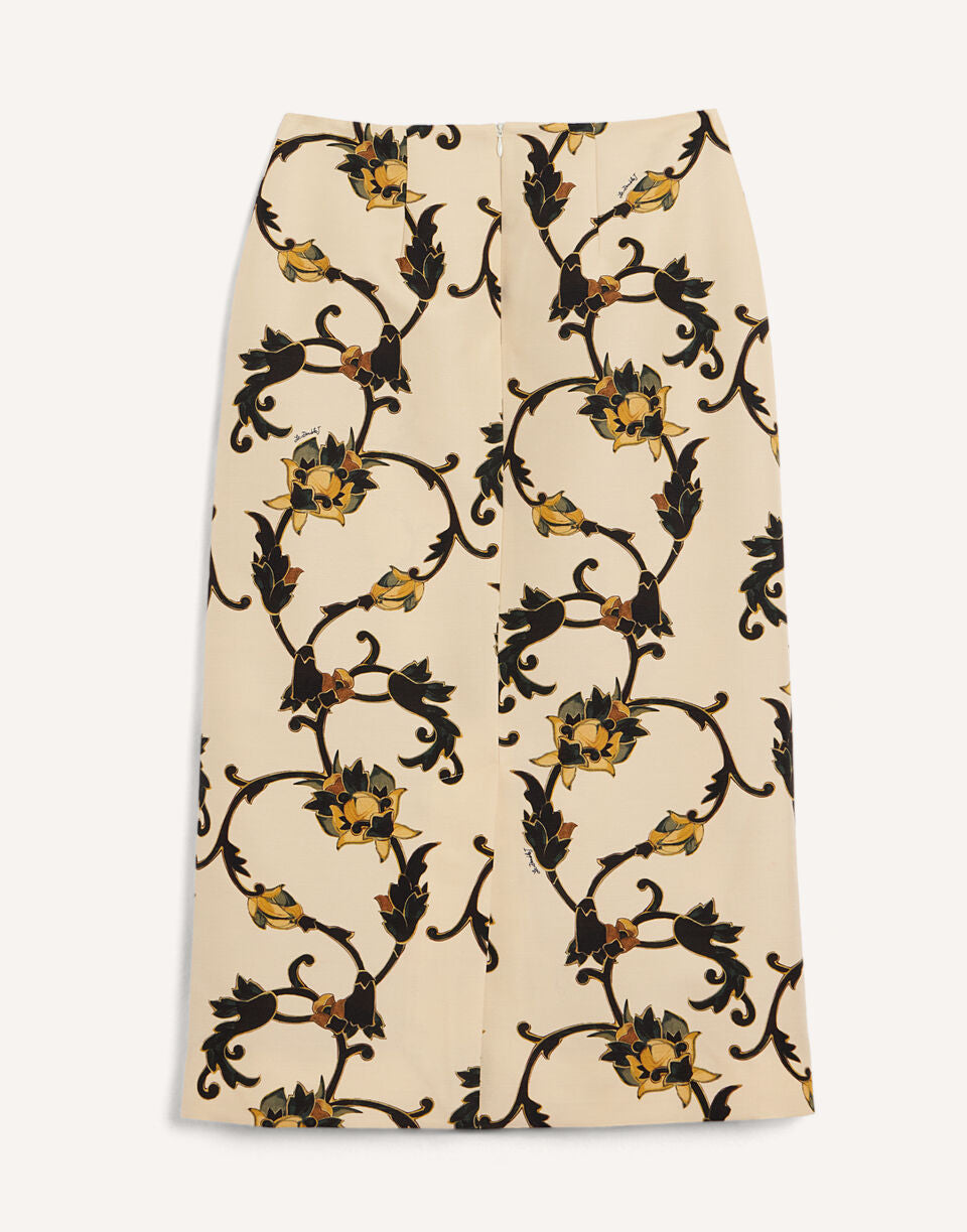 Pencil Skirt - Buttercup White