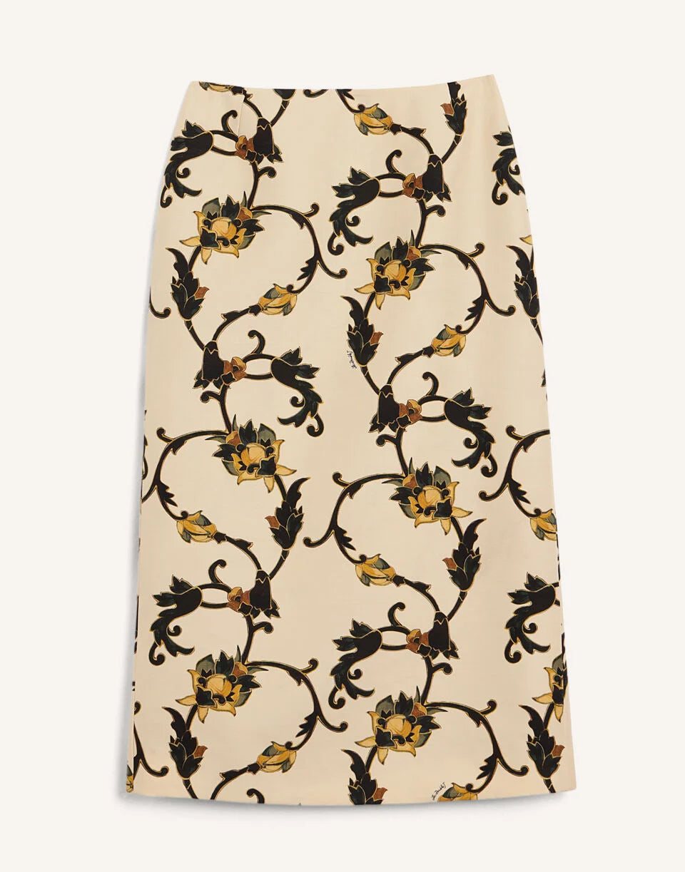 Pencil Skirt - Buttercup White