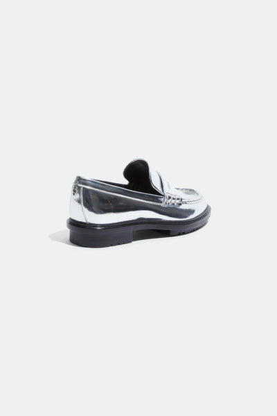 Harper Metallic Loafer - Silver
