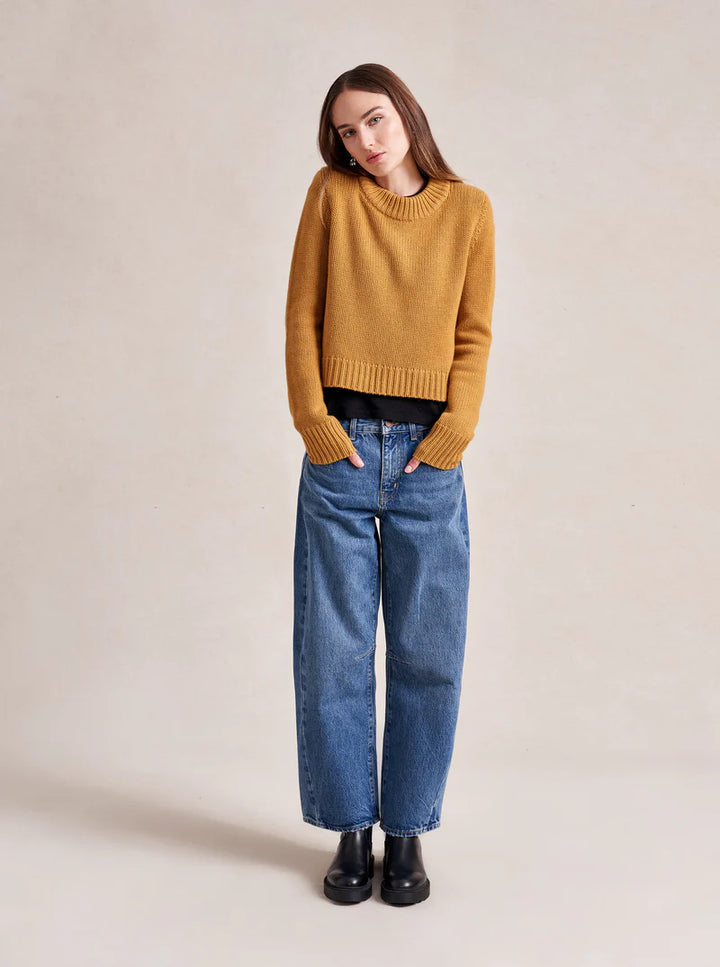 Solid Mini Marin Sweater - Mustard