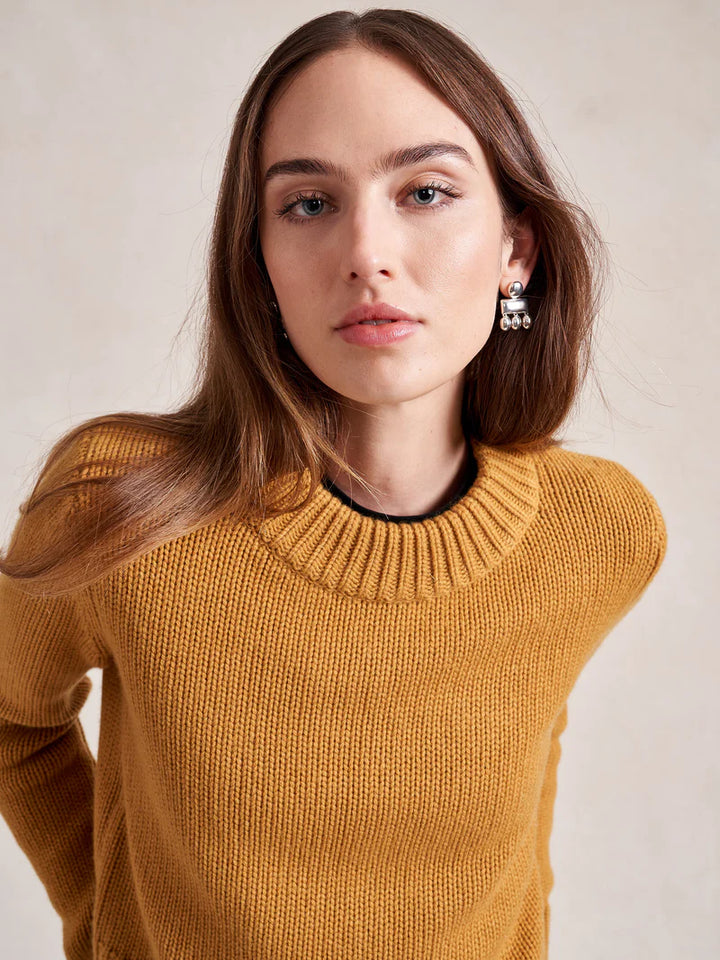 Solid Mini Marin Sweater - Mustard