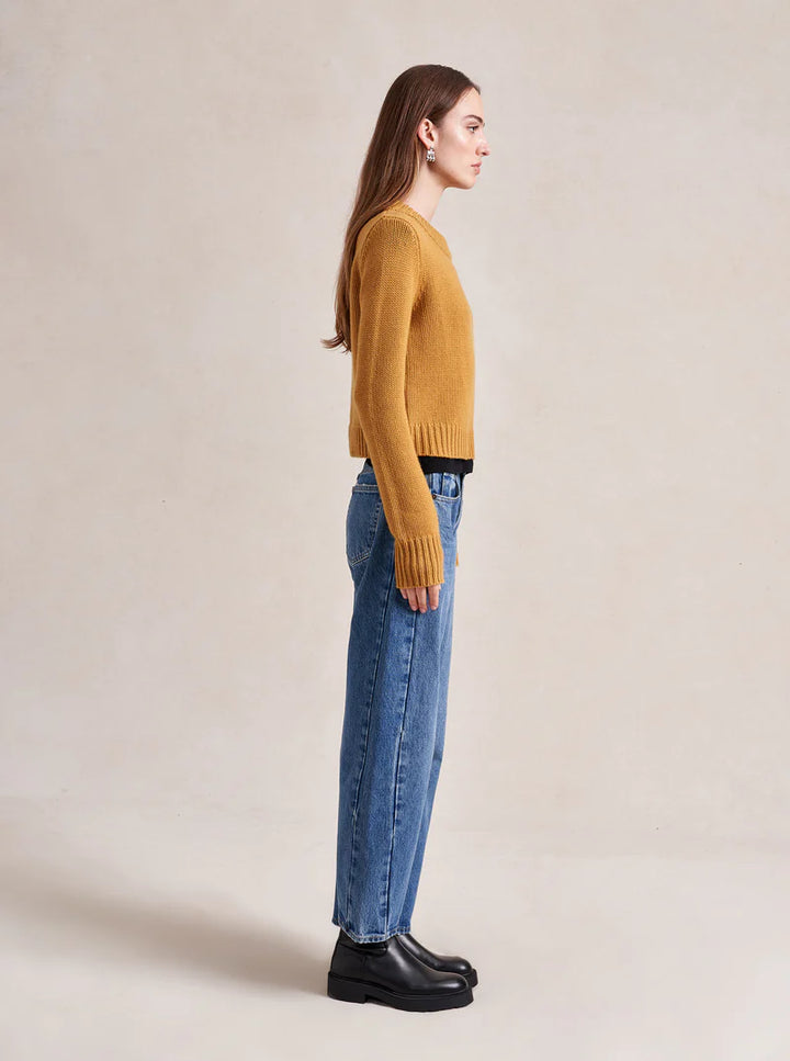 Solid Mini Marin Sweater - Mustard