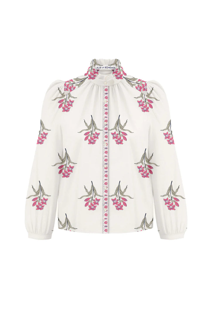 Alix of Bohemia - Annabel Cherry Bloom Blouse