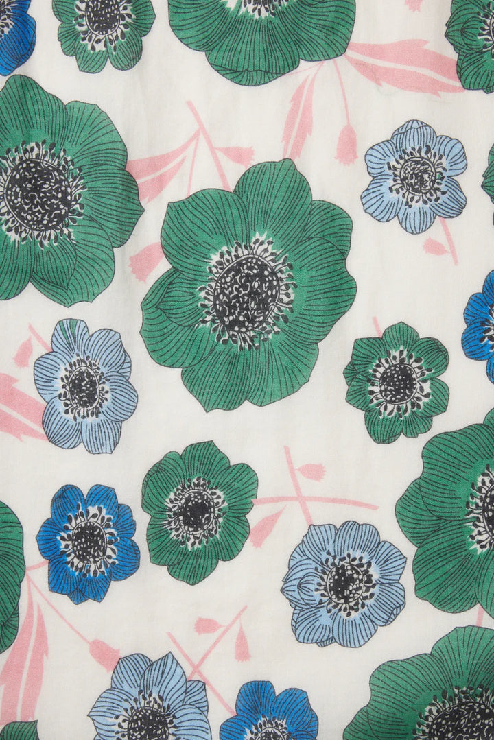 Clover Blouse - Green Print