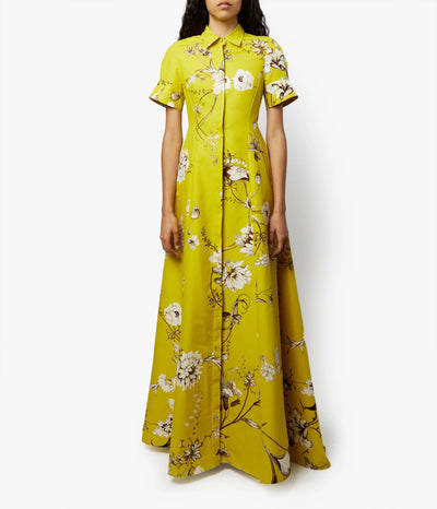 Ilana Gown Laurenson Faille - Chartreuse