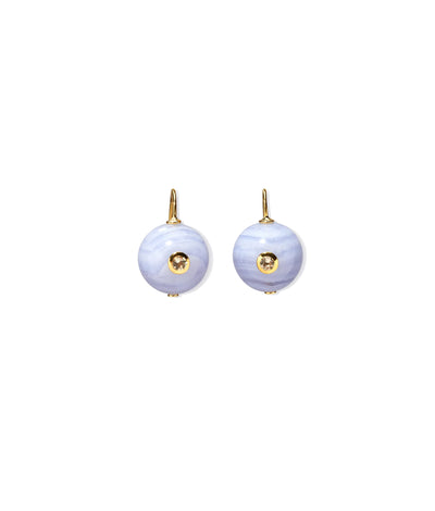 Comet Earrings - Blue Agate