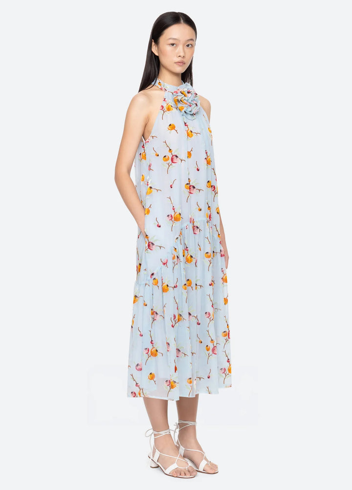 Freya Dress - Blue Multi