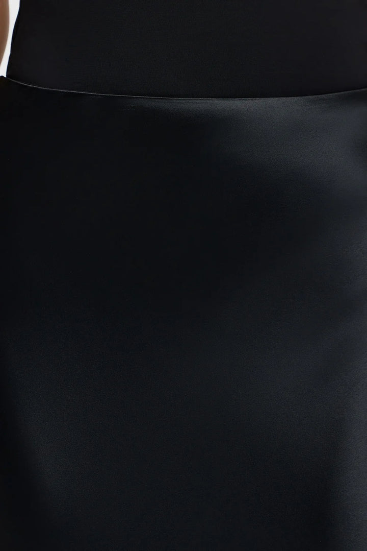 HOURSTON MAXI SKIRT - Black