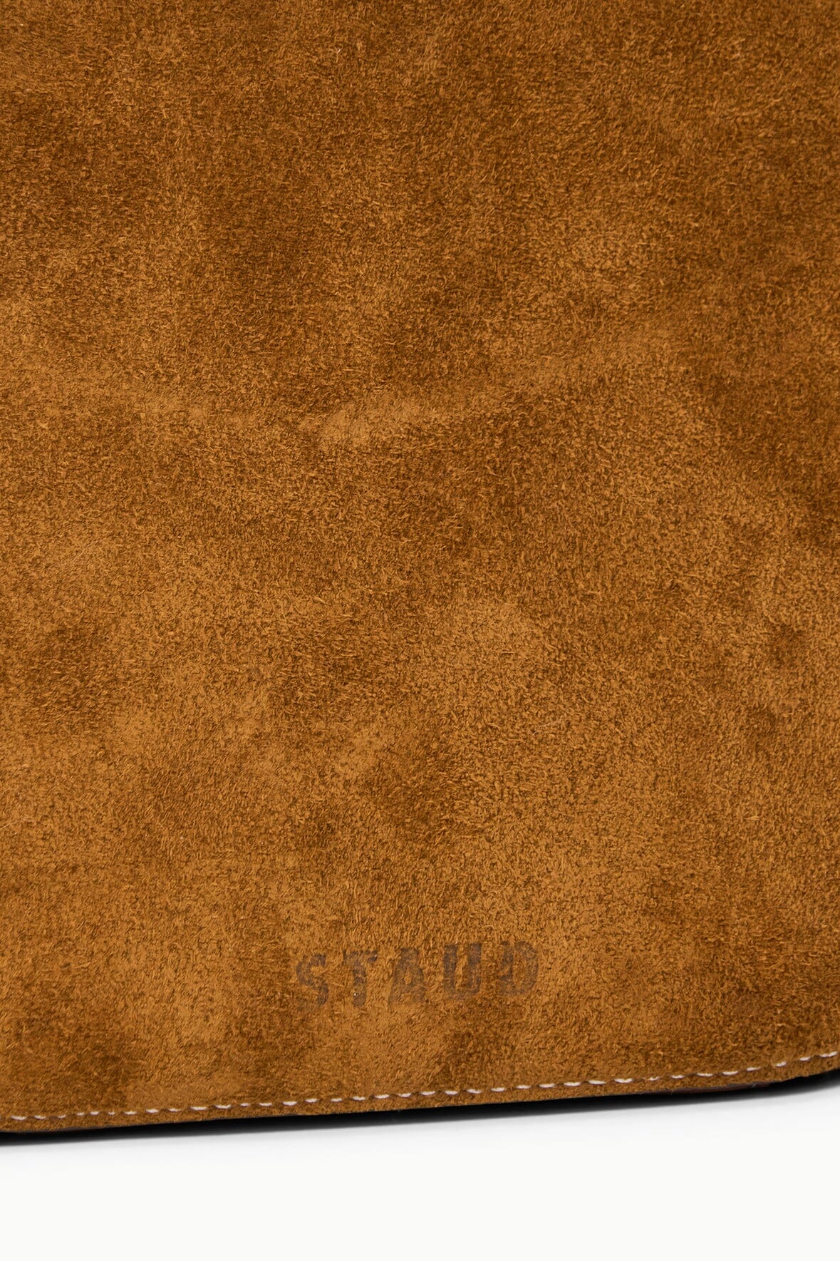 BELLA SADDLE BAG - Tan Suede