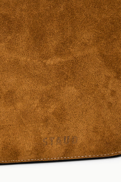 BELLA SADDLE BAG - Tan Suede